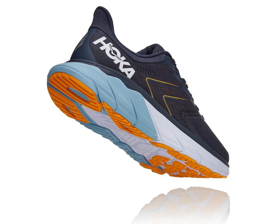 Hoka One One Bezecke Topanky Panske Námornícka Modrá - Arahi 5 - 51840-FWCR